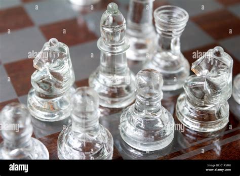 Glowing Chess Set Stock Photo - Alamy