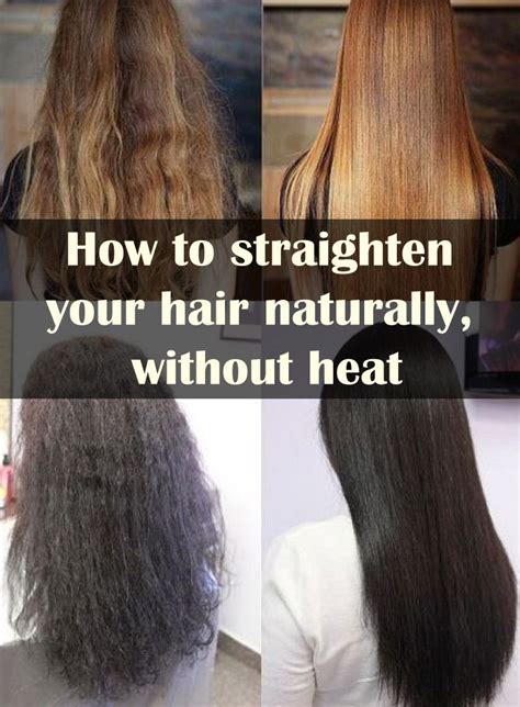 Straighten your hair - How to straighten your hair naturally | Natural hair styles, Hair beauty ...