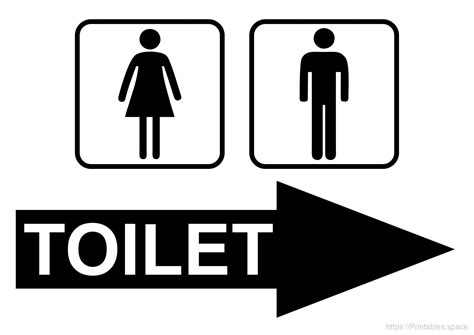 Toilet Signs – Free Printables