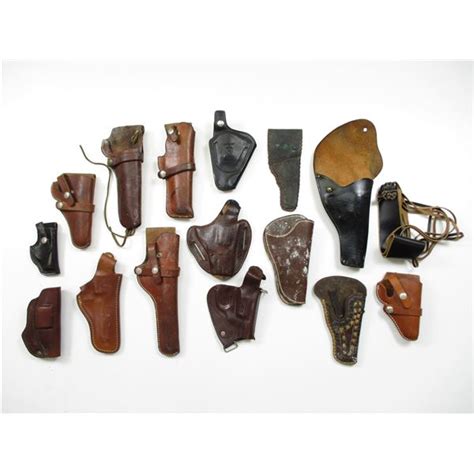 ASSORTED LEATHER REVOLVER HOLSTERS - Switzer's Auction & Appraisal Service