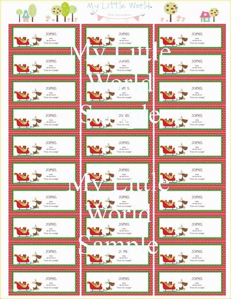 Christmas Address Labels Free Templates Of Return Address Labels Merry ...