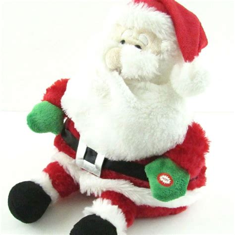 Musical Santa Claus Plush Kids of America Christmas Stuffed Toy Lights Up #KidsofAmerica ...