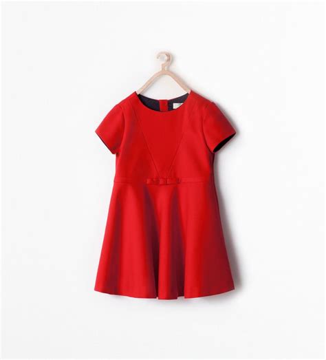 ZARA - NEW THIS WEEK - DRESS WITH FRONT BOW DETAIL | Zara kids dress ...