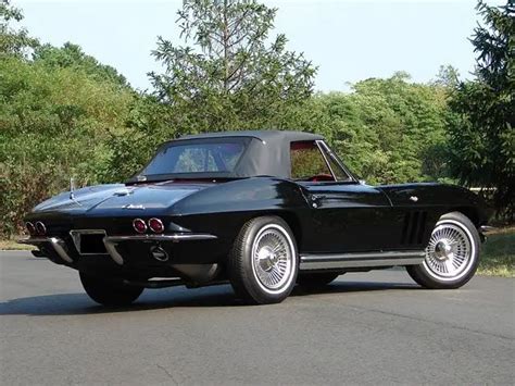 Convertible Soft Top For Chevrolet Corvette 1963-67 with Plastic Window