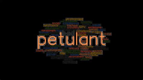 PETULANT: Synonyms and Related Words. What is Another Word for PETULANT? - GrammarTOP.com