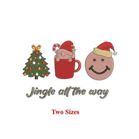 Jingle All The Way - Embroidery Design - SSD_897 - Sara Stock Designs