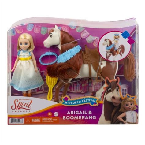 Mattel Spirit Untamed Miradero Festival Abigail & Boomerang Doll Set, 1 ct - Fry’s Food Stores