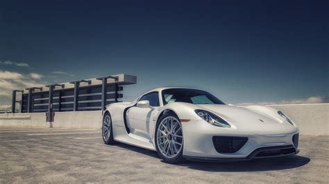 Vehicles Porsche 918 Spyder Porsche Car Supercar Vehicle White Car ...