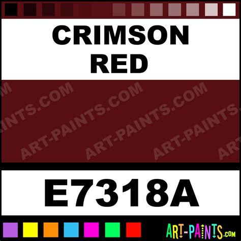 Crimson Red Professional Gouache Paints - E7318A - Crimson Red Paint, Crimson Red Color, Maries ...