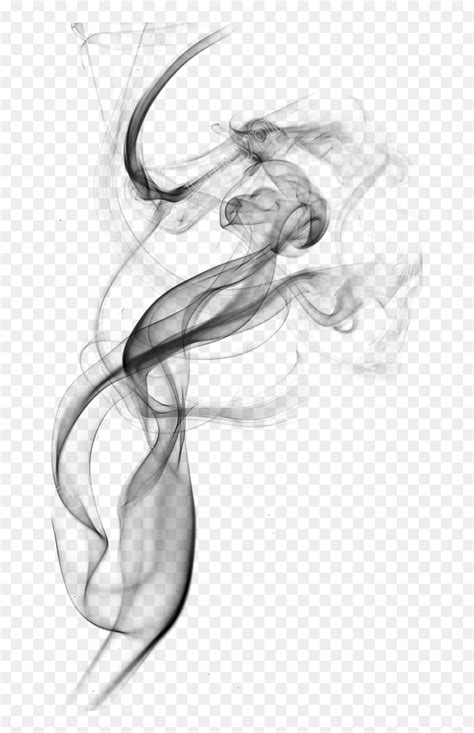 Black Smoke Vector Png - Black Smoke Transparent Background, Png Download - vhv