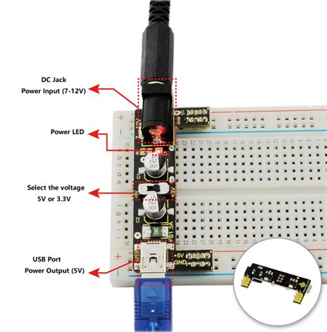 Ks0280 keyestudio Breadboard Power Supply Module - Keyestudio Wiki