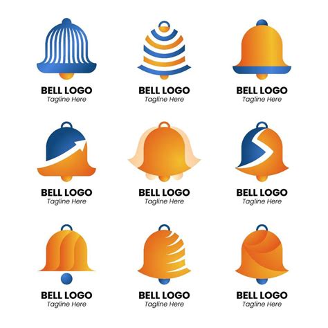 Bell Logo Set 10922468 Vector Art at Vecteezy