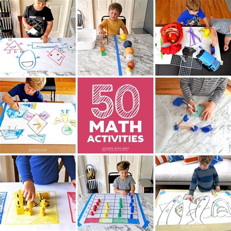 Preschool Math Activities - Days With Grey