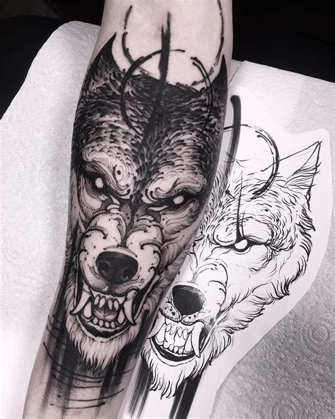 View Wolf Tattoo Designs For Men Hand Pics – Wallpaper