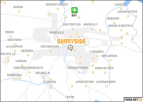 Sunnyside (South Africa) map - nona.net