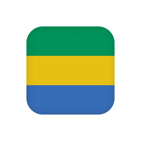 Gabon flag, official colors. Vector illustration. 10422315 Vector Art ...