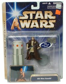 ToyDorks - Hasbro Toys - Obi-Wan Kenobi with Force Push Action