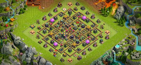 2023 TH14 Base layout with layout copy Link - Base of Clans