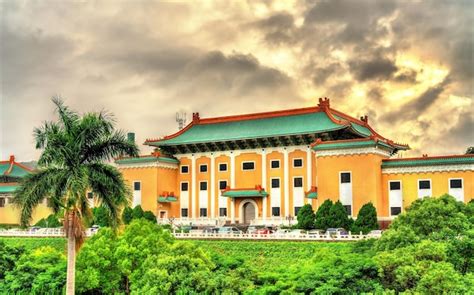 Premium Photo | View of the national palace museum in taipei taiwan