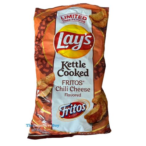 REVIEW: Lay's Kettle Cooked Fritos Chili Cheese Potato Chips - The Impulsive Buy