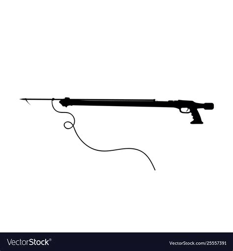 Harpoon gun Royalty Free Vector Image - VectorStock