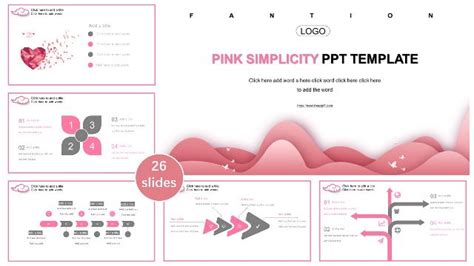 Free pink powerpoint templates and Google slide themes
