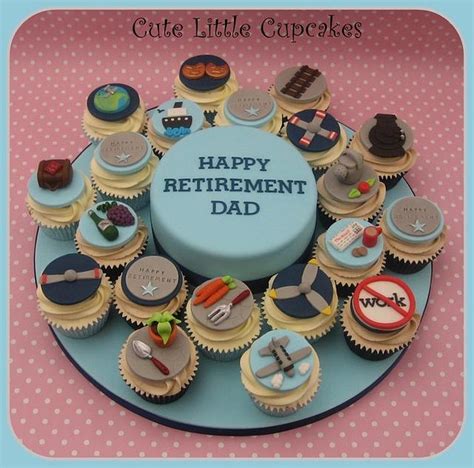 Retirement Cake & Cupcakes - Decorated Cake by Heidi - CakesDecor