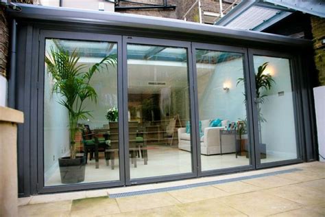 Aluminium Bifold/Accordion/Patio/Folding Doors 13.12ft x 6.88ft - 1L/3R ...