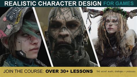 ArtStation - Realistic Character Design for Games | Tutorials