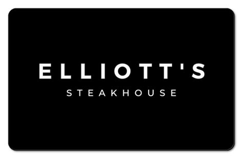 Elliott's Steakhouse - Gift Cards | Card Details