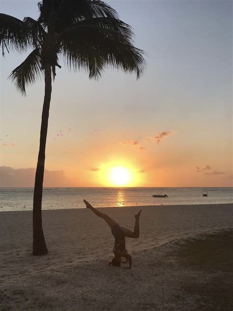 Yoga on the beach