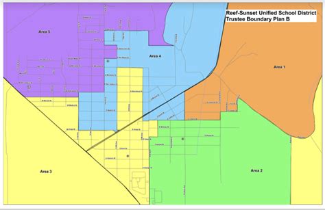 Trustee Area Map | Reef-Sunset Unified School District