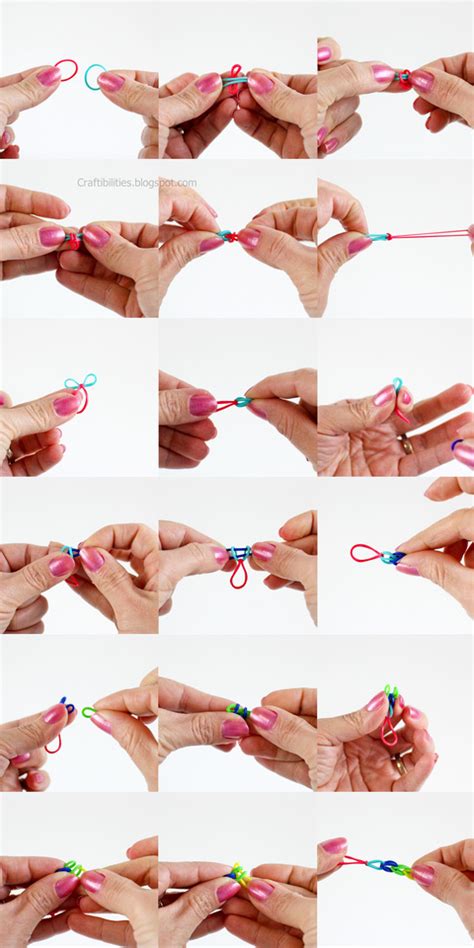 RUBBER BAND bracelets - Make it {{without}} a loom! VIDEO TUTORIAL