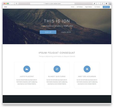 40 Best Free Responsive HTML5 & CSS3 Website Templates