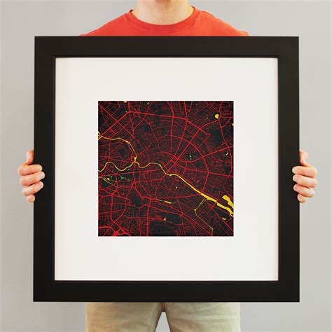 Berlin, Germany Map Art by City Prints - The Map Shop