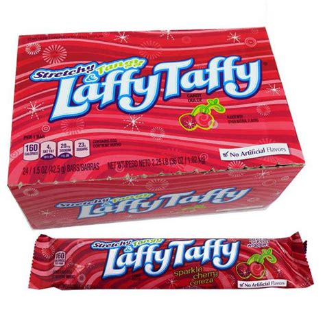 Wonka Laffy Taffy Sparkle Cherry, 24/1.5oz bars - Walmart.com