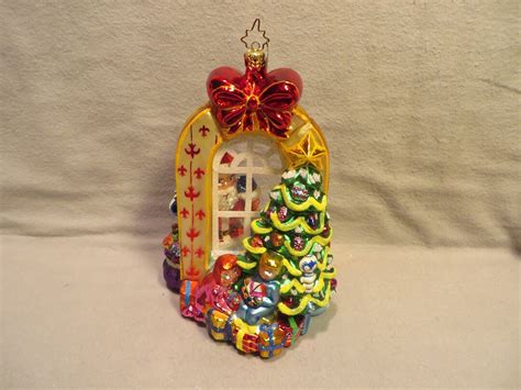 Rare Christopher Radko Blown Glass Christmas Ornament Glimpse of Gladness - Etsy