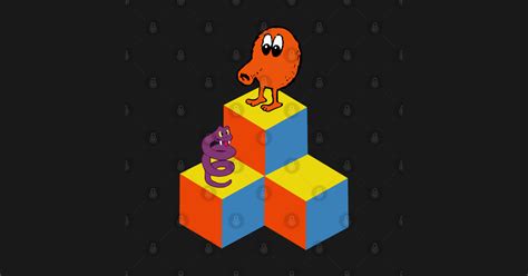 Qbert Game - Qbert Game - T-Shirt | TeePublic