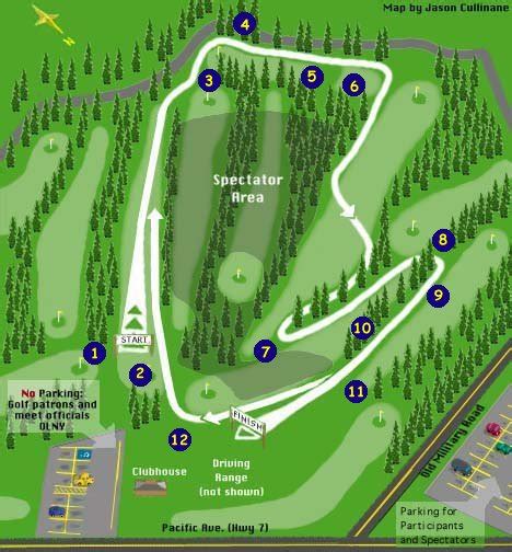 1999 USA Winter Cross Country National Championships Course Map