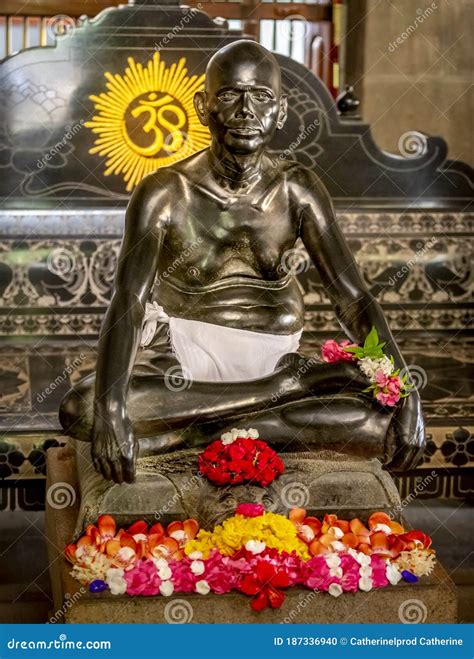 Statue From Sri Ramana Maharshi In The Ashram In Tiruvanamalai India ...