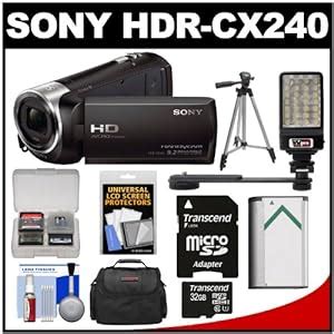 Amazon.com : Sony Handycam HDR-CX240 1080p Full HD Video Camera ...