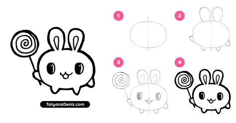 How to Draw Kawaii Animals: 4 Easy Step-by-step Tutorials