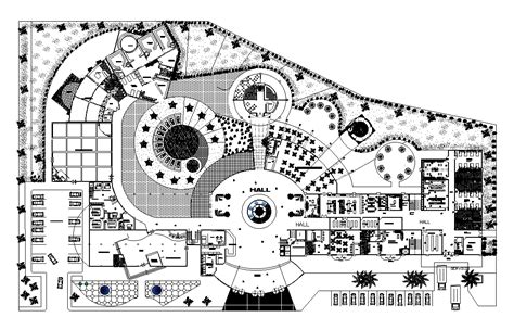 5 Star Hotel Layout plan AutoCAD Drawing Download DWG File - Cadbull