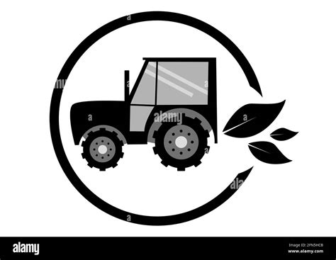 White Tractor Logo