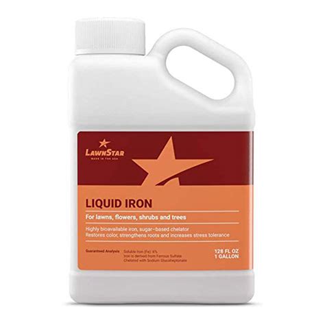 LawnStar Organic Chelated Liquid Iron Plant Lawn Fertilizer, 1 Gallon - Walmart.com