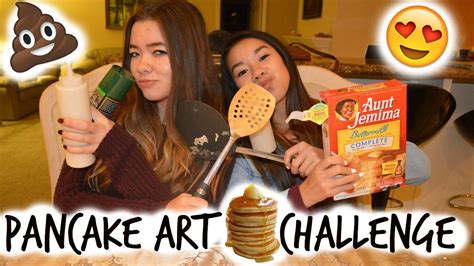 PANCAKE ART CHALLENGE - YouTube