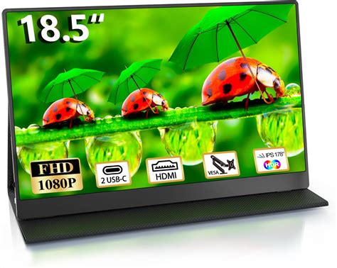 Amazon.com: GTek Portable Monitor 15.8 Inch IPS Full HD 1920 x 1080P ...