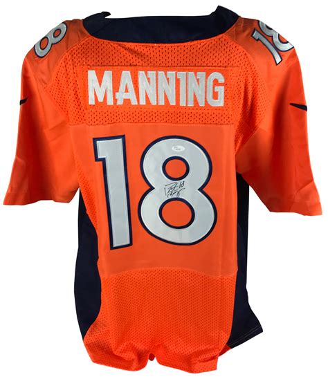 Lot Detail - Peyton Manning Signed Denver Broncos Jersey (JSA)