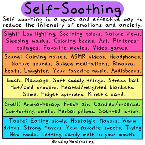 Distress Tolerance: Self-Soothing | Self-Love Rainbow