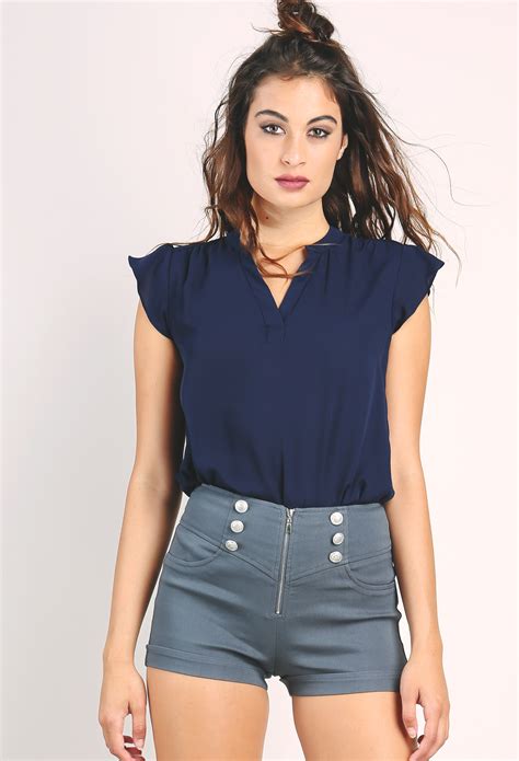 Flat Collar Dessy Blouse | Shop Old Blouse & Shirts at Papaya Clothing